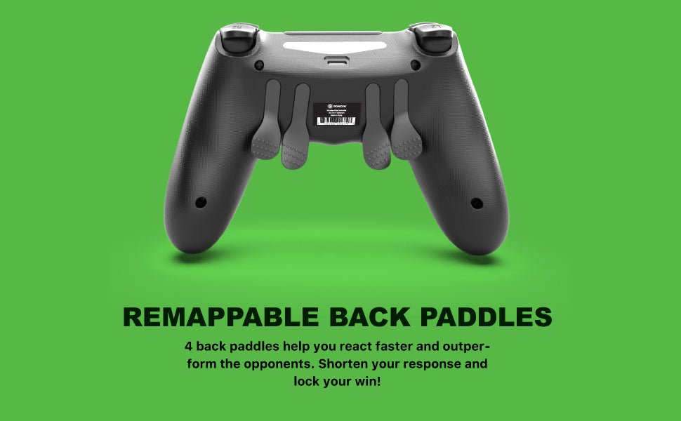 remappable back paddles