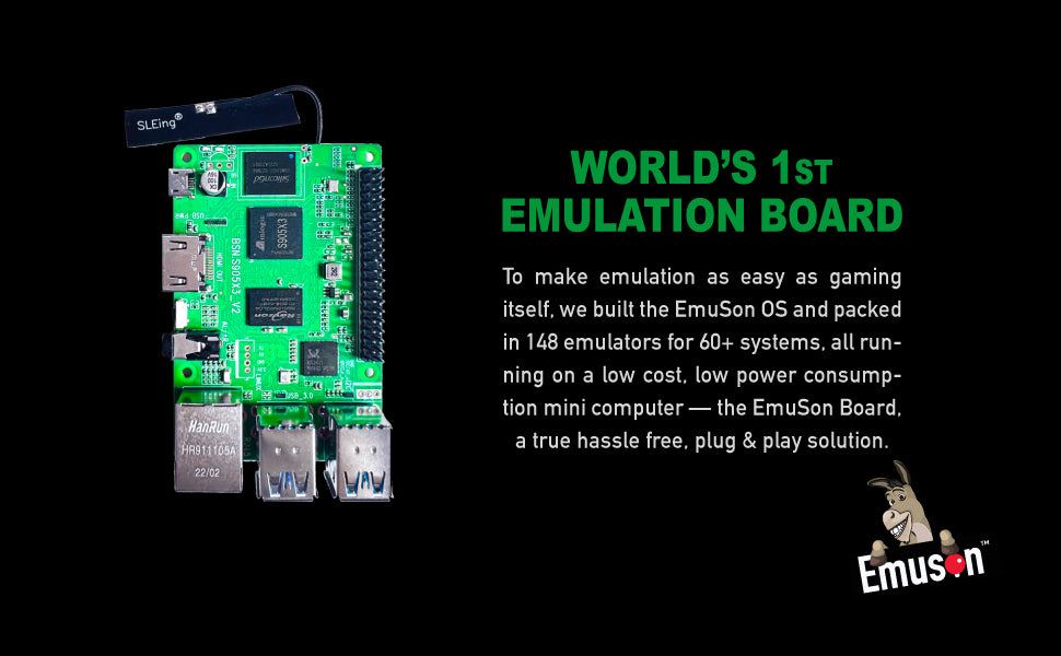 EmuSon Emulation Board - World's 1st SBC for Emulation