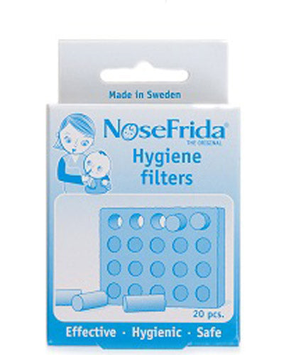 NoseFrida Nasal Aspirator w/ Travel Case + Refill Filters (Box of 20)