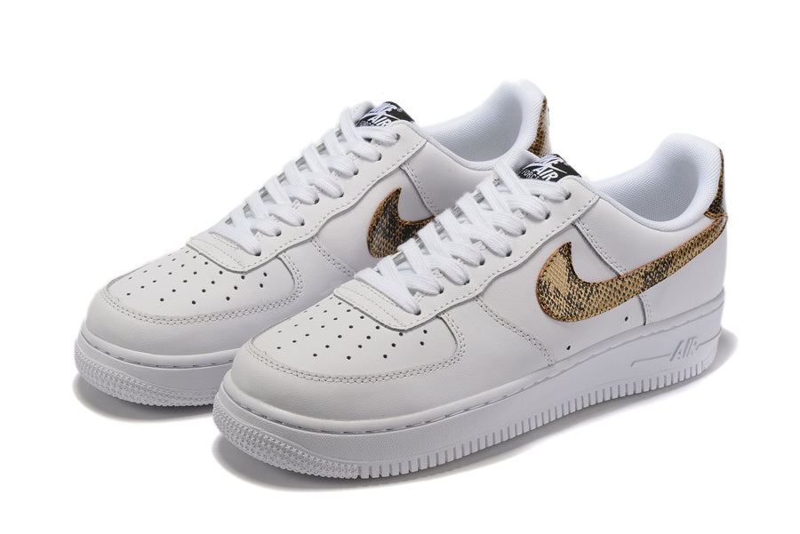 air force 1 low retro ivory snake