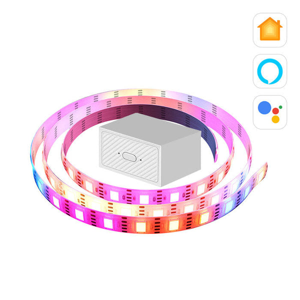 USB Light Color Ambient TV Kit LED Strip 60LED,2M UK Plug