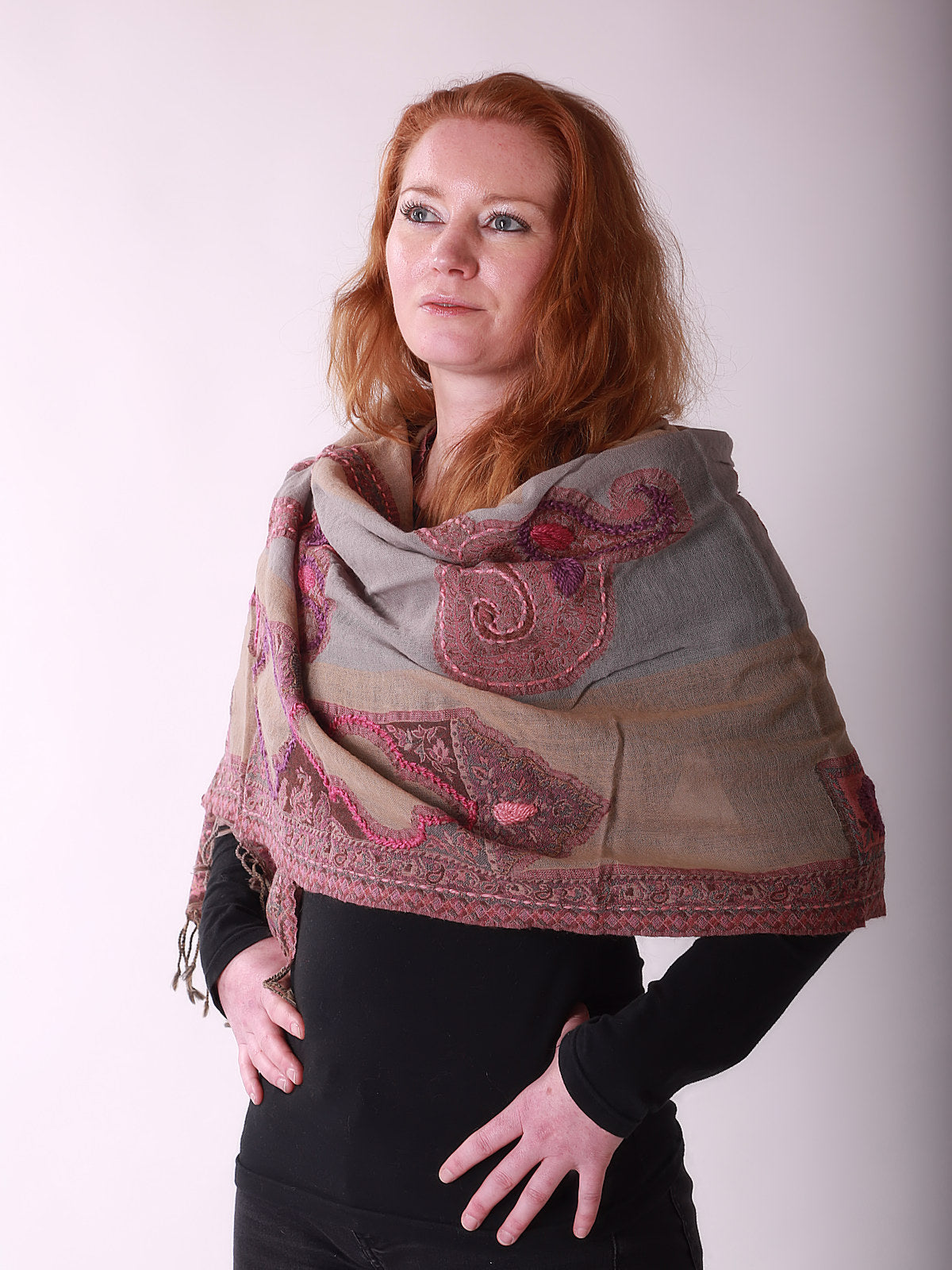 winnaar vreugde Universiteit Wollen dames sjaal in pastel tinten 70 x 180 cm – 1001musthaves.com