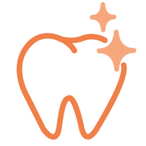 Icon representing Grooved Pattern Cleans Teeth