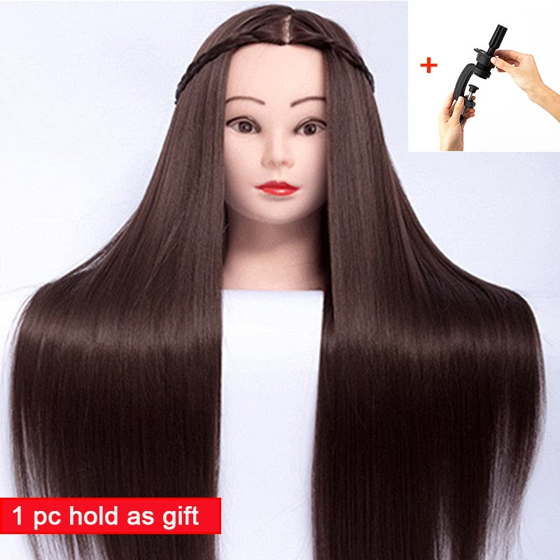 hair styling mannequin head