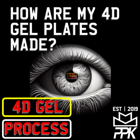 HOW ARE MY 4D GEL PLATES MADE? With eye