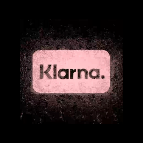 Klarna logo 4d gel number plates