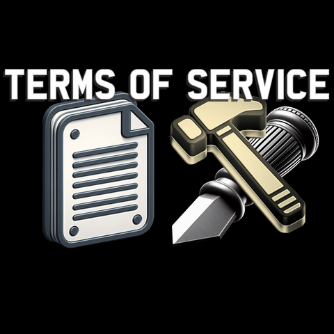 Terms of service hammer and documents