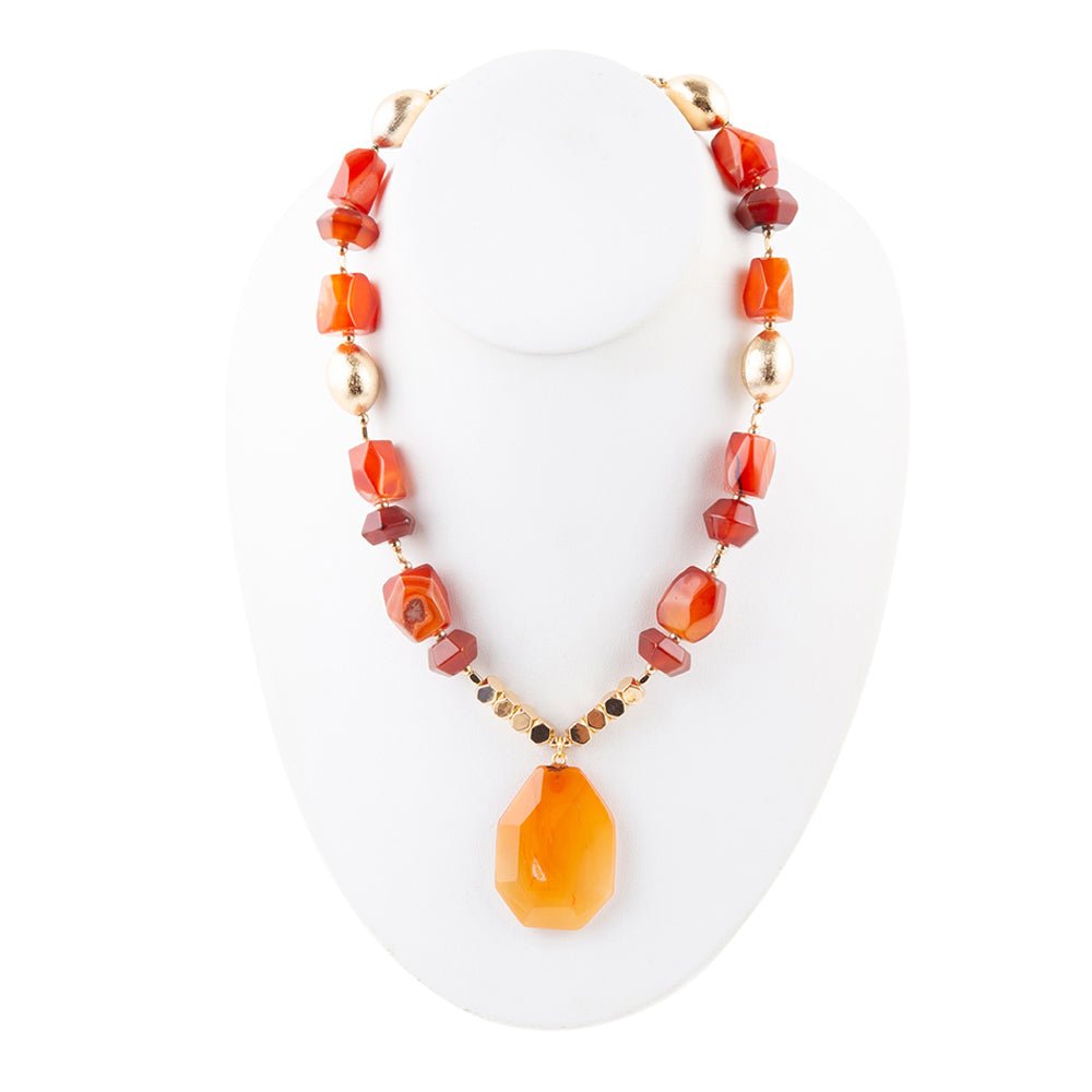 Chunky Coral Statement Necklace – Barse Jewelry