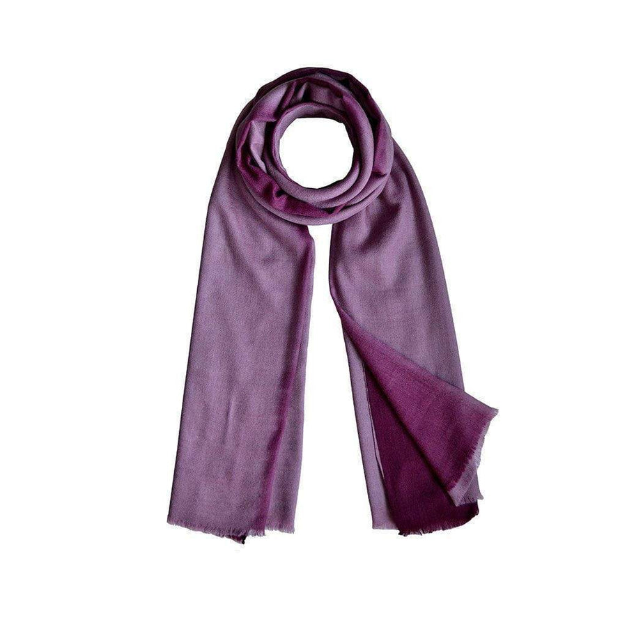 plum cashmere scarf