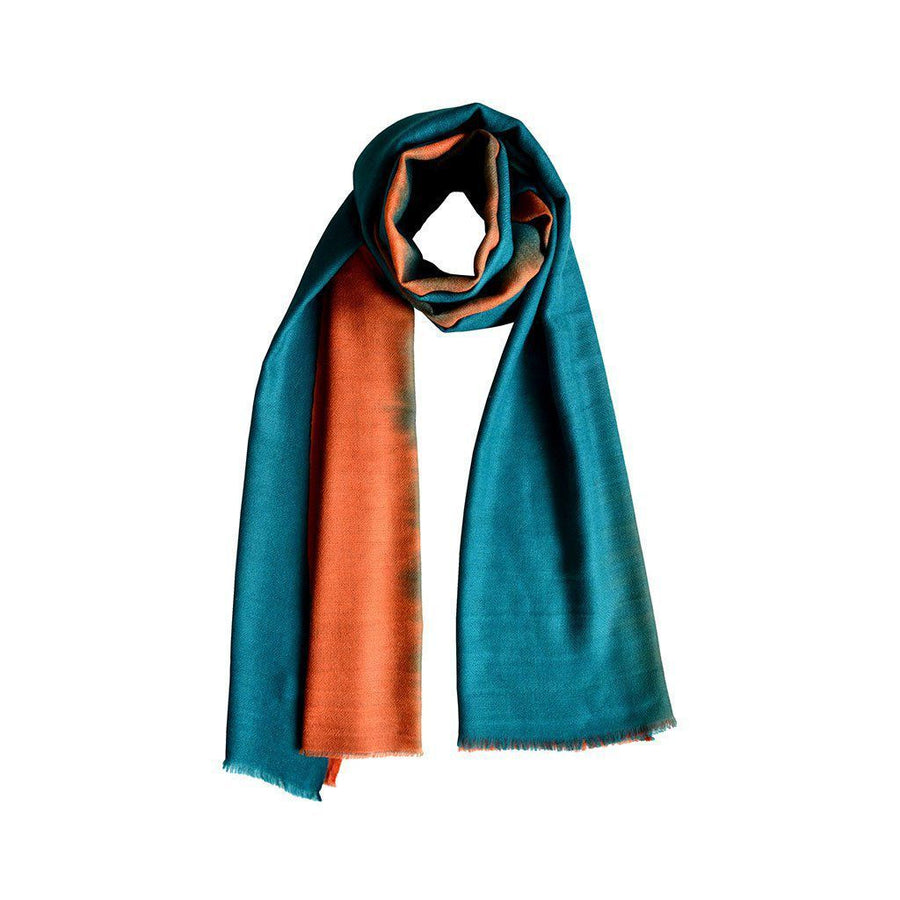 cashmere scarf teal