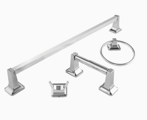 Style Selections Bailey Chrome Wall Mount Single Post Toilet Paper