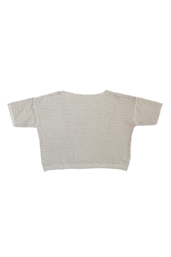 Ersa Crop Cotton Sweater - Stone – Pharaoh Collection