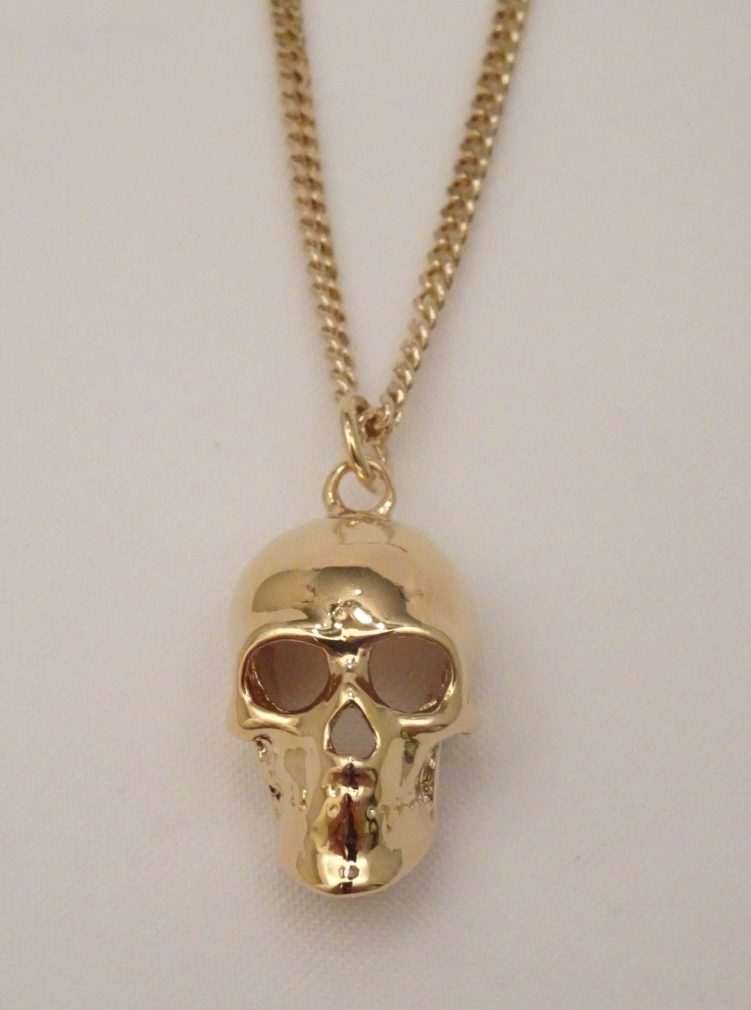 skull necklace womens