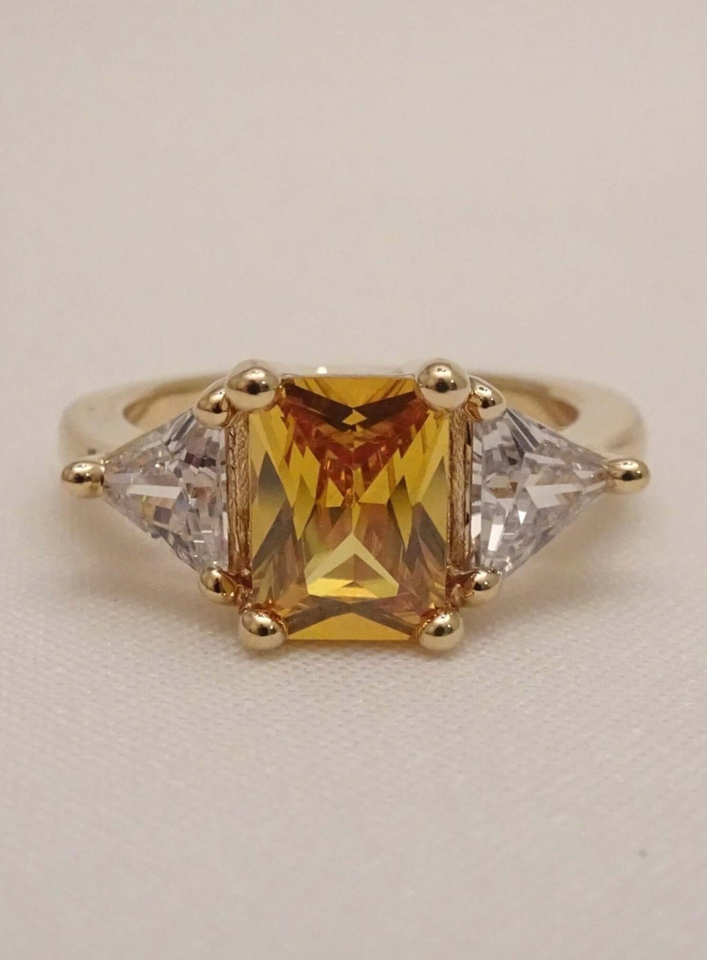 The Birthstone Ring - Yellow Topaz 