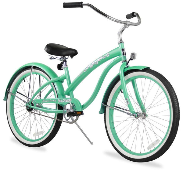 Firmstrong 24 Bella Classic Womens 3 Speed Beach Cruiser Bicycle