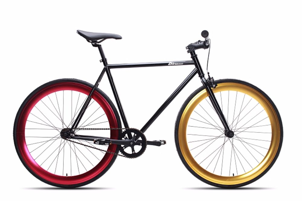 red and black fixie