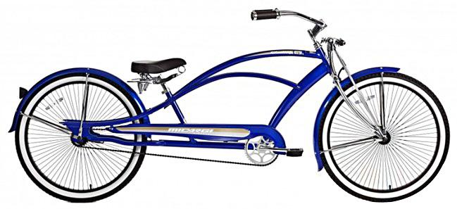 Micargi 26 Stretch Bike Puma GTS 68 Spokes Rim Retro Steel Frame Extend ...