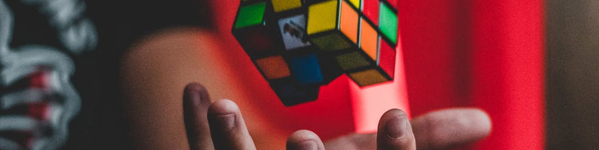 Banière cube rubik