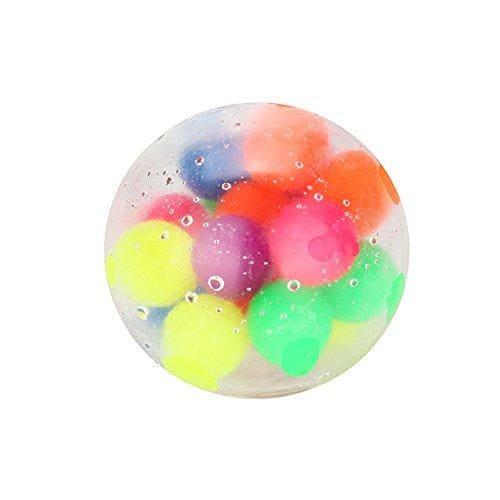 Balle Anti-Stress Fidget Toy, Balle de Relief de Pression, Boules à  Presser, Boule de Stressantes, Balle Sensorielle pour Soulager Stress,  Jouets Anti-Stress Squishy pour Adultes Et Enfants