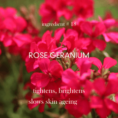 ORGANIC SLOW SKINCARE GERANIUM