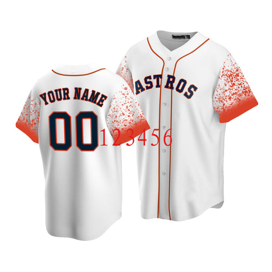 Houston Astros Dallas Cowboys Split Baseball Jersey - All Stitched