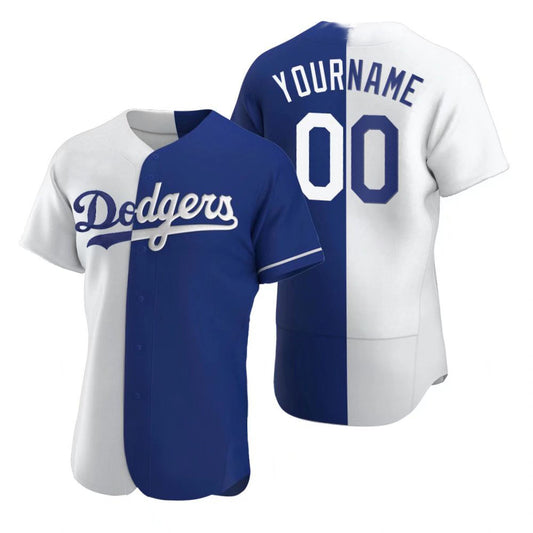 Dodgers White Mexican Heritage Custom Jersey