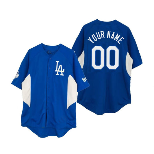 Dodgers White Mexican Heritage Custom Jersey