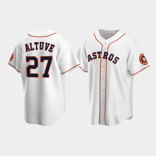 Women's Baseball Jersey Houston Astros 27 Jose Altuve Pink Fashion Stitched  Jerseys