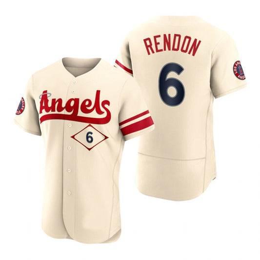 Men Baseball Los Angeles Angels #2 Luis Rengifo Cream Stitched 2022 City  Connect Jersey