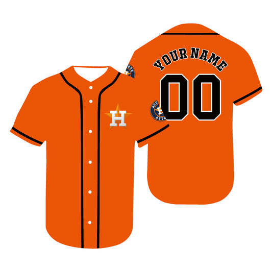Custom Houston Astros Naruto Akatsuki Baseball Jersey - Pullama