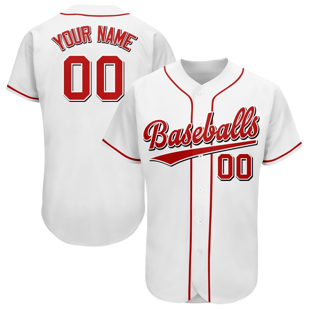 personalized reds jersey