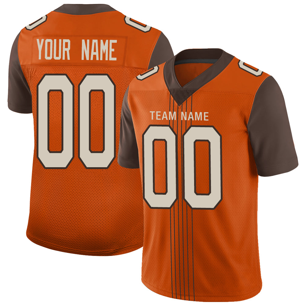 Custom Cleveland Browns Stitched American Football Jerseys Personalize ...