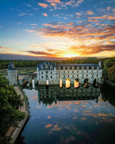 Voyage en montgolfière au dessus du château de Chenonceaux