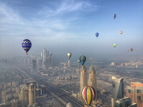 Dubai en montgolfière avec Clément Seigeot
