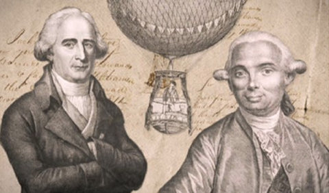 Invention de la montgolfière par les frères Montgolfier