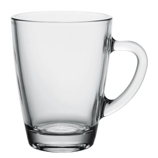 Red Co. 12 oz Clear Coffee Glass Mugs Set of 6 — Red Co. Goods