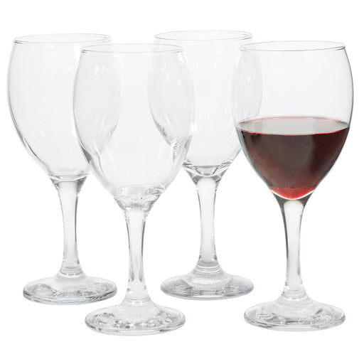 Stemmed Red Wine Glasses Set of 4, All Purpose 12 ¼ Oz Lead-Free Long Stem  Wine Glasses, Crystal Cle…See more Stemmed Red Wine Glasses Set of 4, All