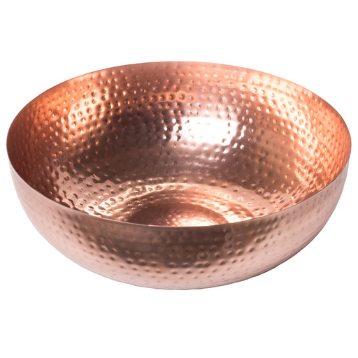 GoCraft Pure Copper Mixing Bowl with Hammered Finish for Salad, Egg  Beating, Decorative & Kitchen Serving Purposes - 7.5 (Medium)