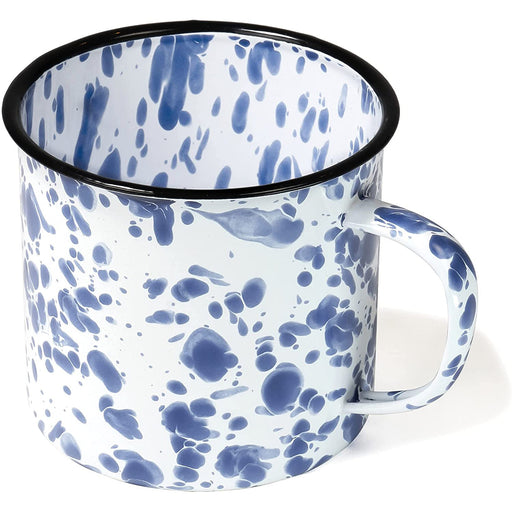 Red Co. Double Wall Vacuum Insulated Abstract Cold Blue Coffee Mug