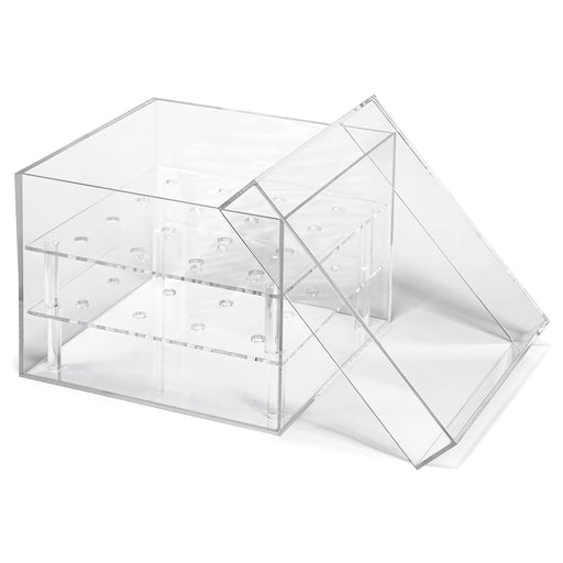 Red Co. 10.5” x 8.5” Clear Acrylic Wedding Card Box with Golden Frame — Red  Co. Goods