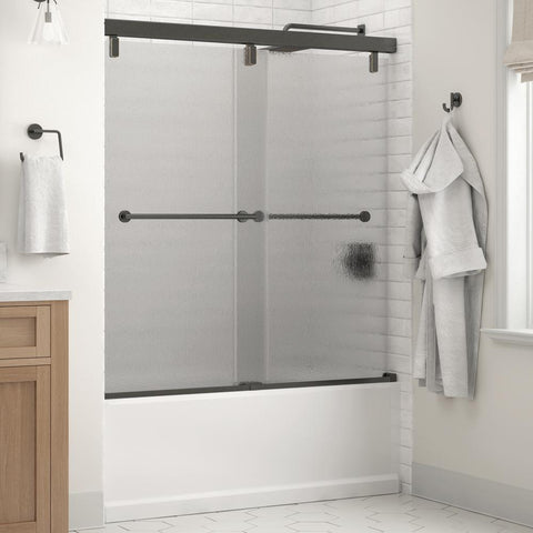 Lyndall 60 X 59 1 4 In Frameless Mod Soft Close Sliding Bathtub Door Super Arbor