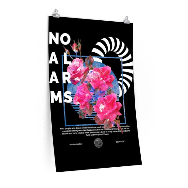 Cascading Flower Poster - No Alarms