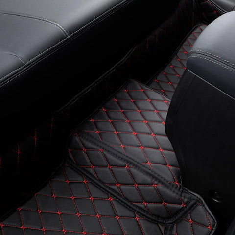 Custom Leather Diamond Car Floor Mats – Primitive Performance Auto