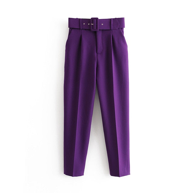 purple pants