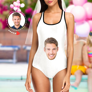 bathing suit with face on it