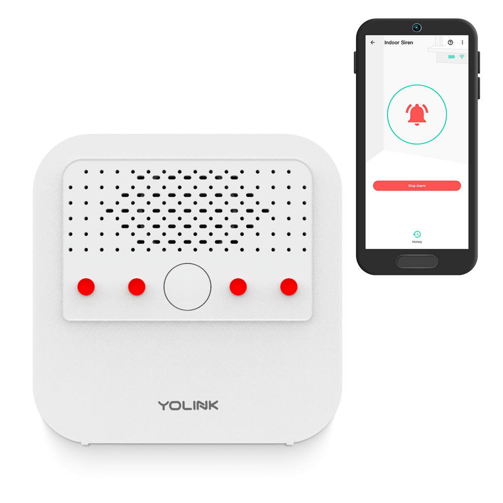 Yolink Lora 1 4 Mile Long Range Siren Alarm Works With Alexa Ifttt Google Assistant Hub Required