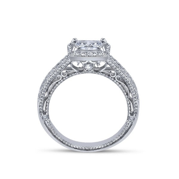 Verragio Venetian AFN-5007P Halo Pave Diamond Engagement Ring - Henry's ...
