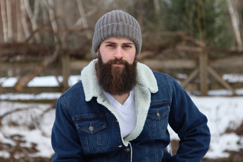 gorgeous beard during winter