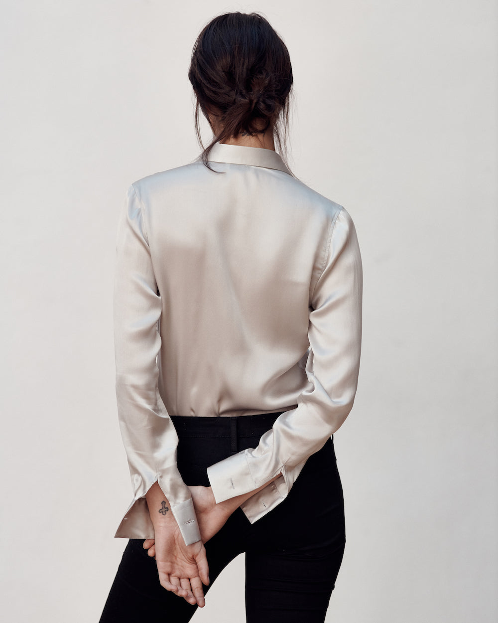 Victoria Silk Satin Shirt