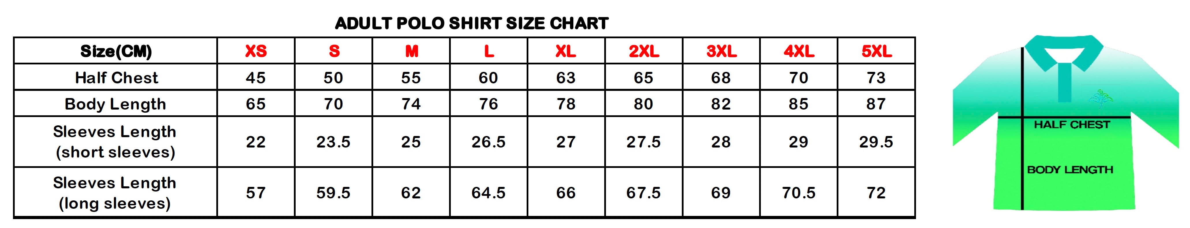 Australian Size Chart – Design Works Apparel - Create Your Vibe Outdoors